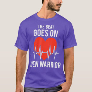 Beat Goes On Open Heart Surgery Gifts Recovery T-Shirt