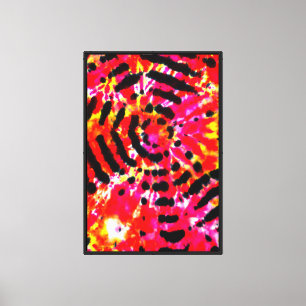 "Beat in infrared", abstract, psychedelic Canvas Print