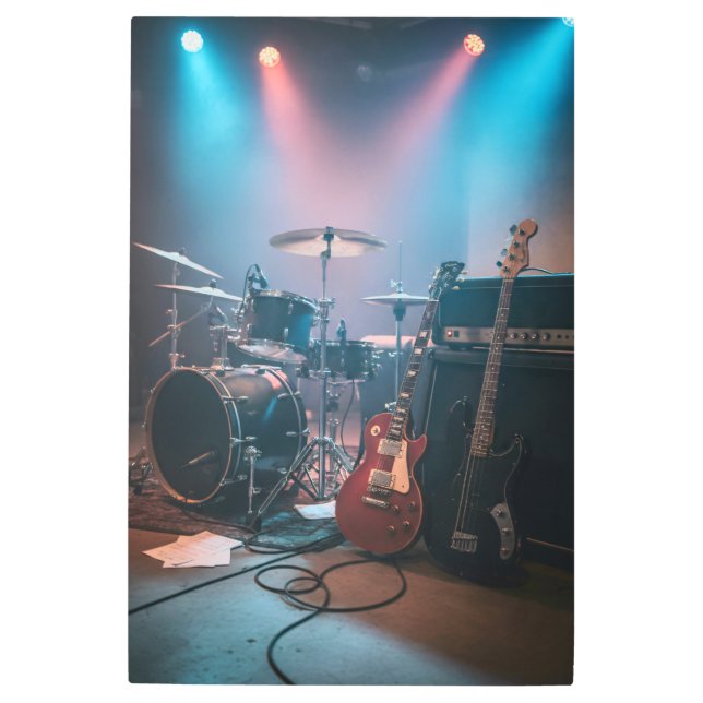 Beat & Light Metal Print (Front)