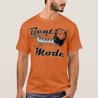 Beat Mode Music Lover Producer DJ Design T-Shirt
