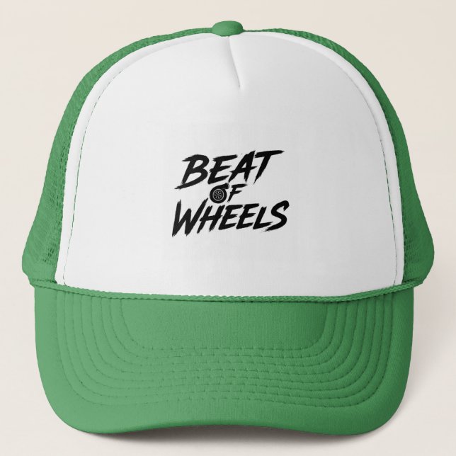 Beat of Wheels Logo Trucker Hat (Front)