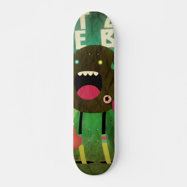 Beat on the brat ***//// skateboard deck (Front)