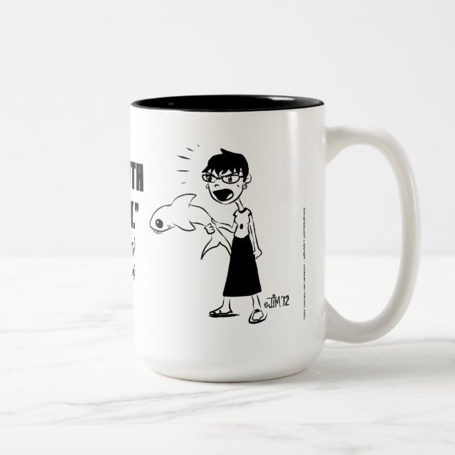 Beat Someone w/ a Baby Shark Mug (Right)