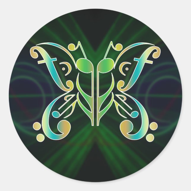 Beat-terfly Stickers (Front)