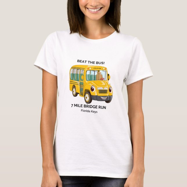 Beat the Bus, 7 Mile Bridge Run T-Shirt (Front)