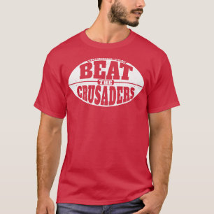 Beat the Crusaders Vintage Grunge Gameday T-Shirt
