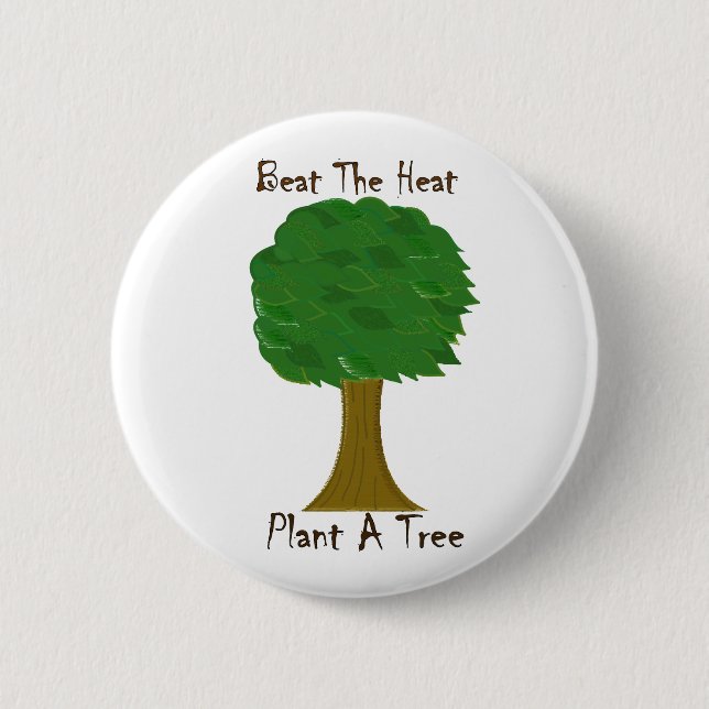 Beat the Heat Pinback Button (Front)