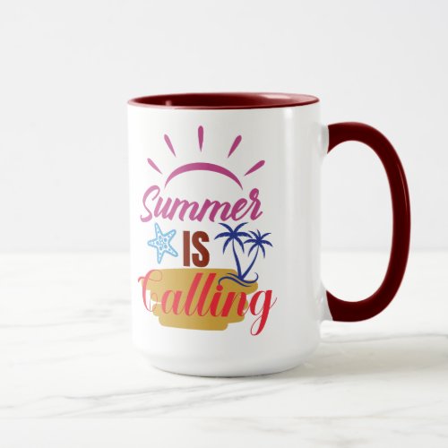 Beat the Heat with Style Summer Fun  Mug