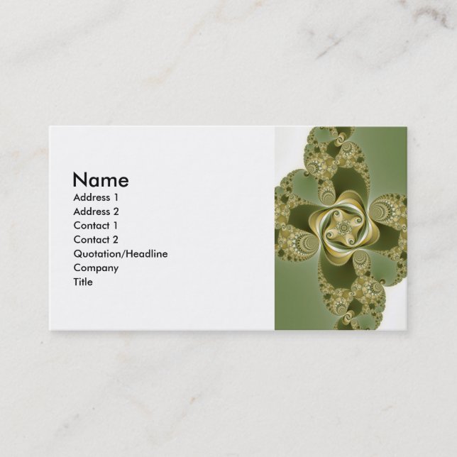Beat This - Fractal Business Card (Front)