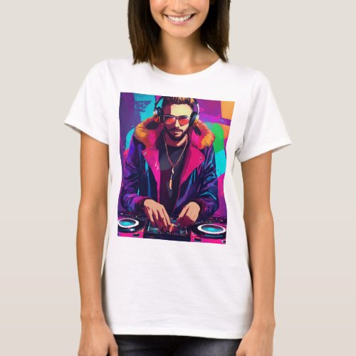 Beat to Life DJs Heart T_Shirt Designs