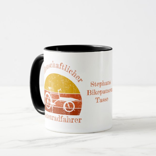 Beat wheel in the sunset, your name mug (Front Left)