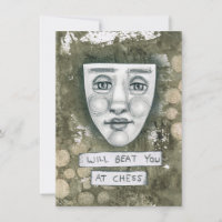 Beat You At Chess Greeting Card