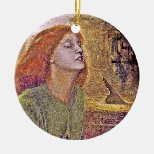 Beata Beatrix Ceramic Ornament