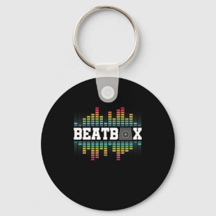 Beatbox Hiphop Sound Beatboxer Rap Music DJ Gift Keychain