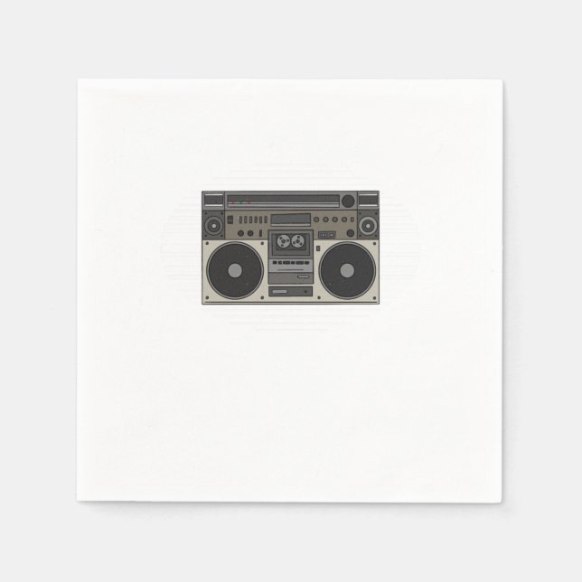 Beatbox Music Sound DJ Beatboxing Rap Hiphop Gift Napkins (Front)