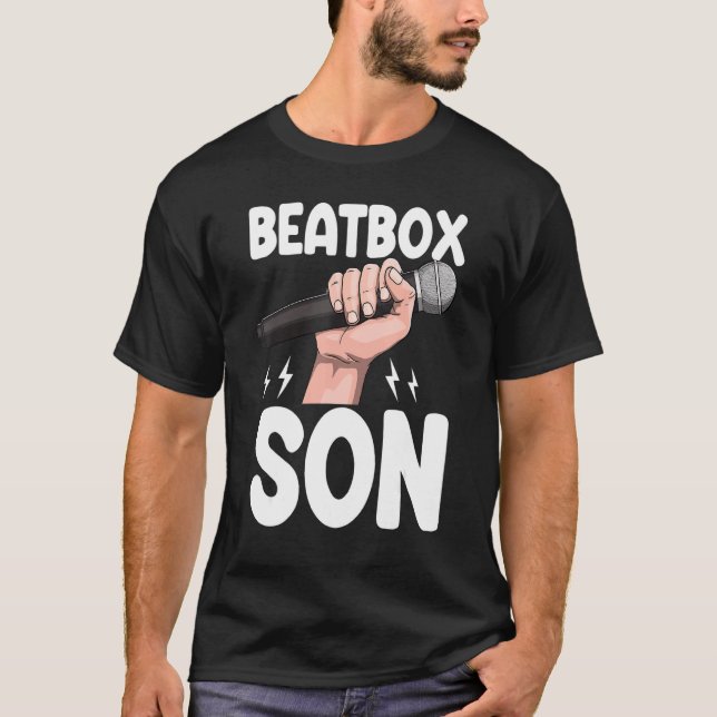 Beatboxing Son Women   Tape Recorder   T-Shirt (Front)