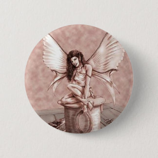 beatDayPinkFairy Pinback Button