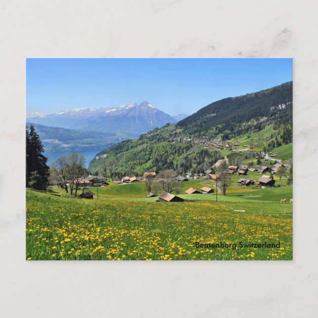 Beatenberg Switzerland Postcard (Front)