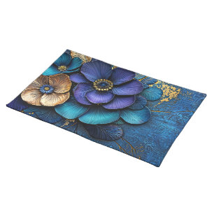 Beatiful 3D flowers Cloth Placemat
