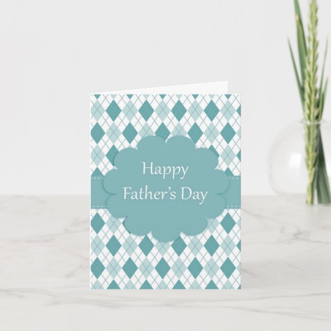 Beatiful Happy Father's day  Announcement (Front)