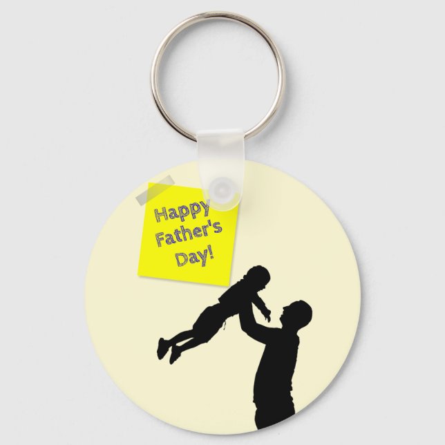 Beatiful Happy Father's day  Keychain (Front)
