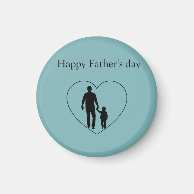 Beatiful Happy Father's day   Magnet (Front)