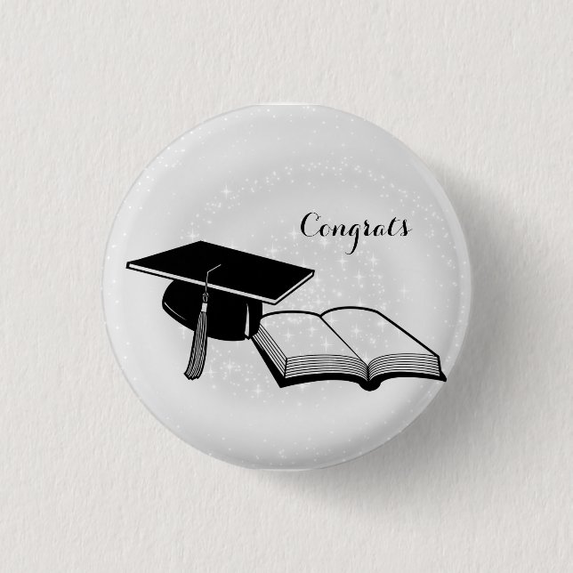 Beatiful Happy Graduations day  Button (Front)