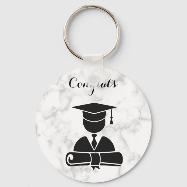 Beatiful Happy Graduation's day Keychain (Front)