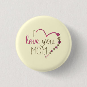 Beatiful Mother's day Button
