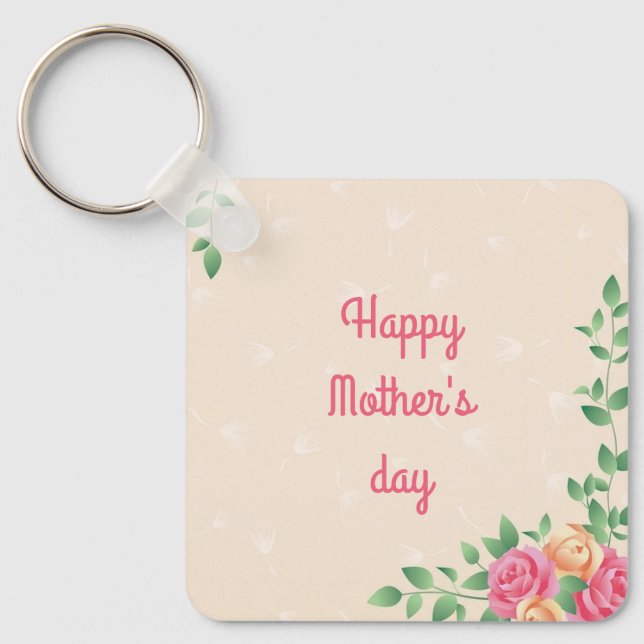 Beatiful Mother's day Keychain (Front)