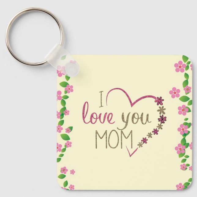 Beatiful Mother's day  Keychain (Front)
