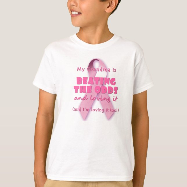 Beating the Odds (and loving it!) GRANDMA T-Shirt (Front)