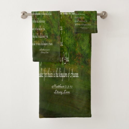 Beatitudes Bath Towel Set