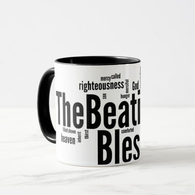 Beatitudes Coffee Mug (Front Left)