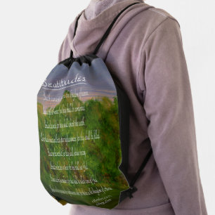 Beatitudes Drawstring Bag