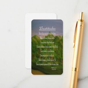 Beatitudes Enclosure Card