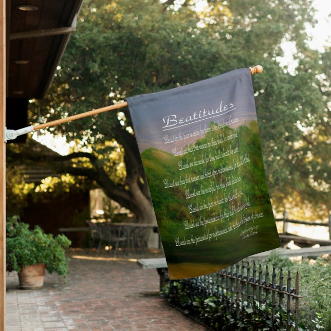 Beatitudes House Flag (In SItu)