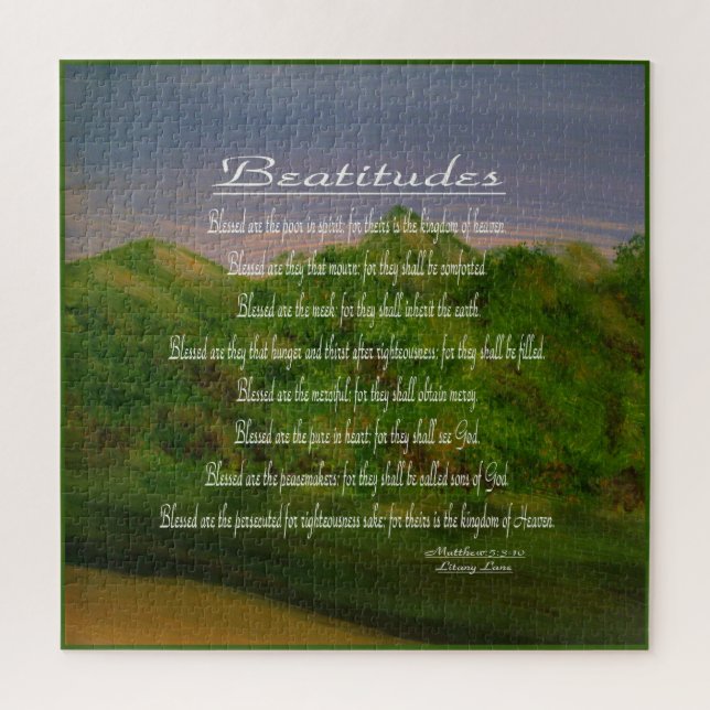 Beatitudes Jigsaw Puzzle (Vertical)
