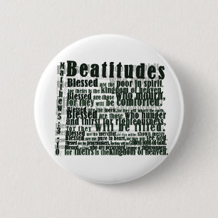 BEATITUDES PINBACK BUTTON