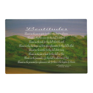 Beatitudes Placemat