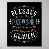 Bible Verse Christian Religious Ten Commandments Poster