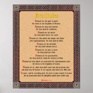 Beatitudes Poster