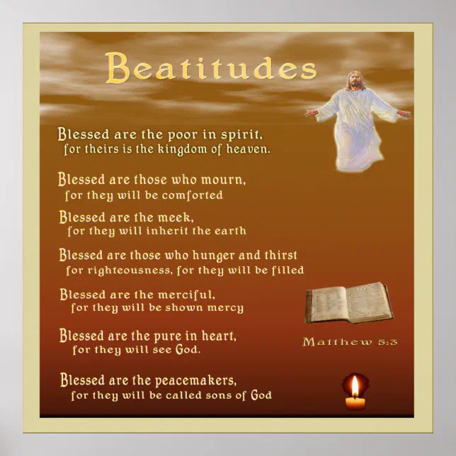 Beatitudes Poster | Zazzle