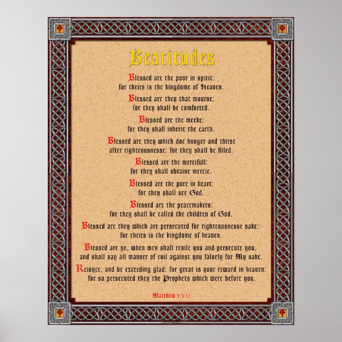 Beatitudes Print