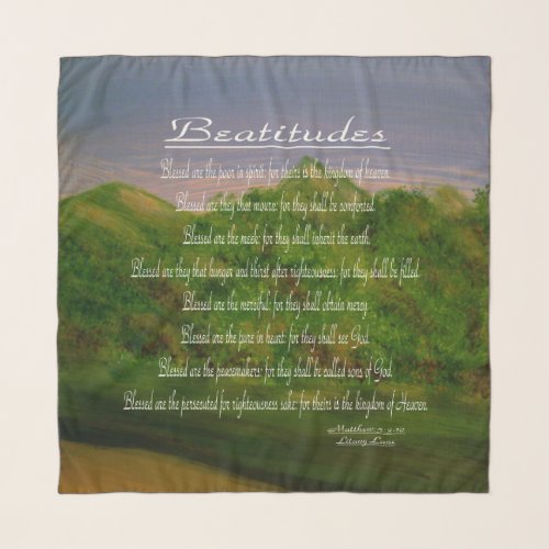 Beatitudes  scarf