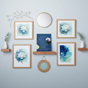 Beatitudes  waterlily picture ledge