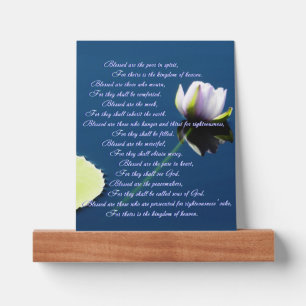 Beatitudes  waterlily picture ledge