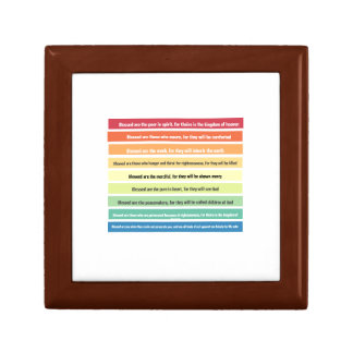 Beatitudes Wooden Jewelry Keepsake Box