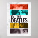 beatles, classic rock, vintage band, british music poster