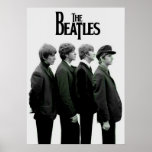 beatles, classic rock, vintage band, british music poster